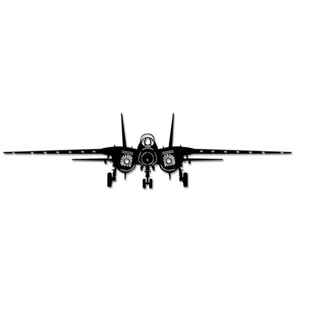 HOMEPAGE F-14 Tomcat Metal Sign - 46 x 12 in. HO1126404